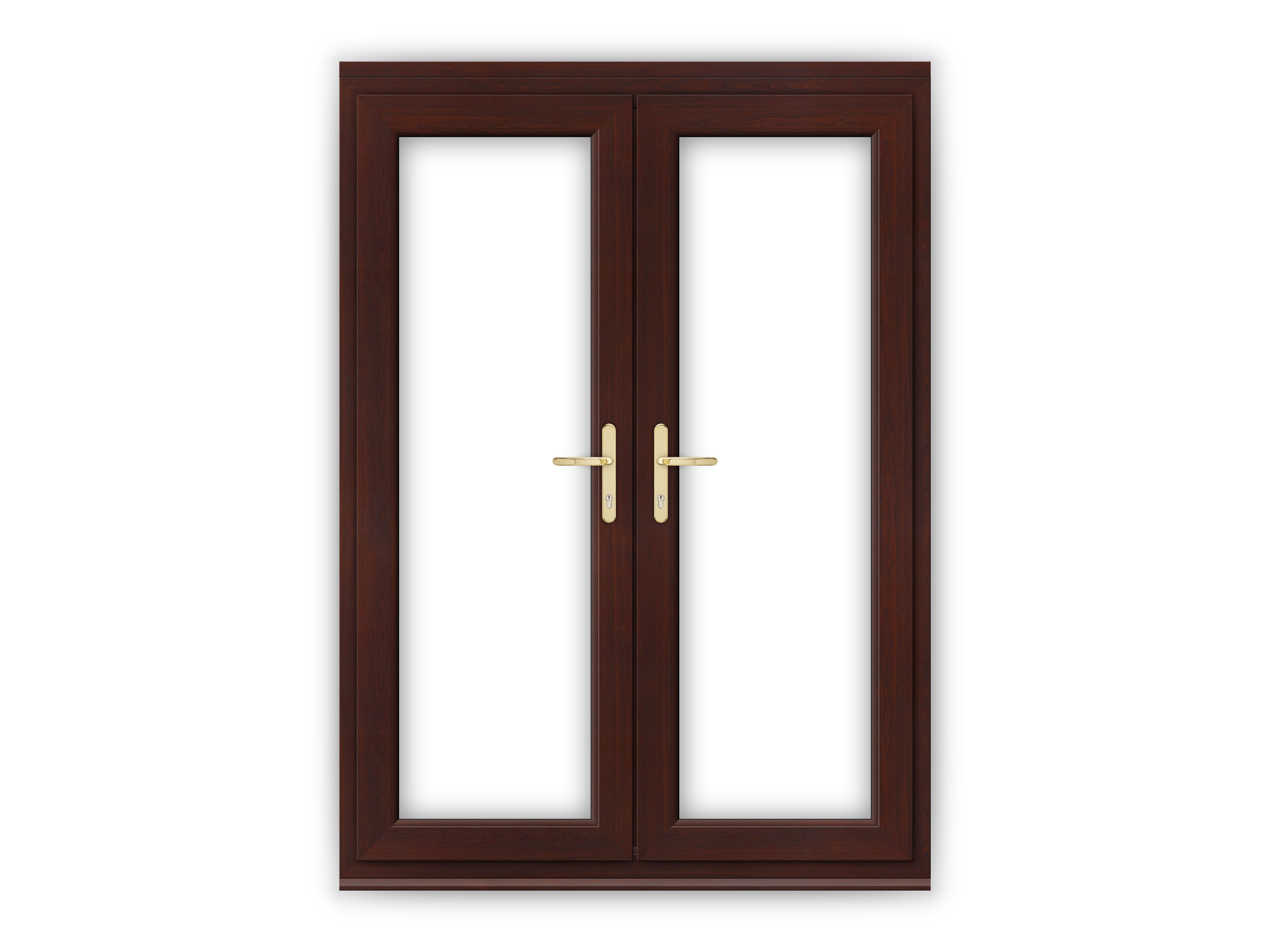 5ft Rosewood uPVC French Doors | Flying Doors