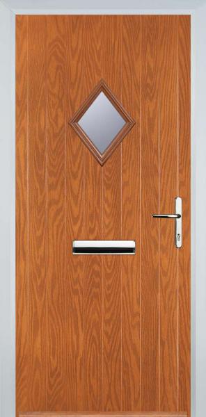 Oak 1 Diamond Composite Front Door