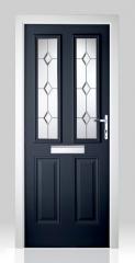 Victorian Left Hand Blue Composite Front Door