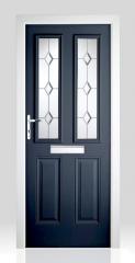 Victorian Right Hand Blue Composite Front Door