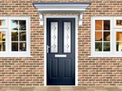 Victorian Right Hand Blue Composite Front Door