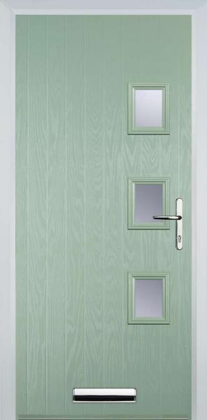 Chartwell Green 3 Square Right Composite Front Door