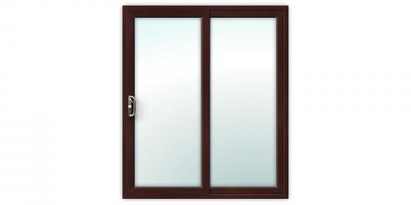 6ft Rosewood uPVC Sliding Patio Doors