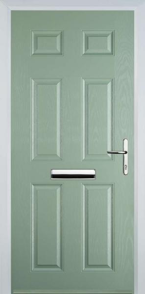 Chartwell Green 6 Panel Composite Front Door