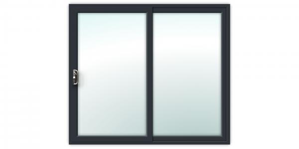 8ft Anthracite Grey uPVC Sliding Patio Doors | Flying Doors