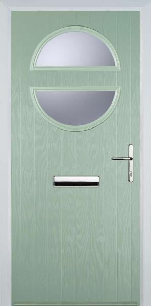 Chartwell Green Circle Composite Front Door