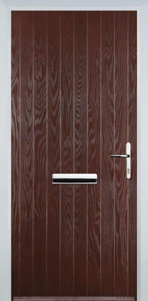 Dark Wood Cottage Composite Front Door