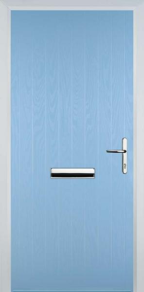 Duck Egg Blue Cottage Composite Front Door