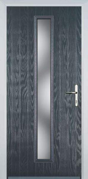 Grey Cottage Long Composite Front Door