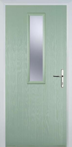 Chartwell Green Middle Square Composite Front Door