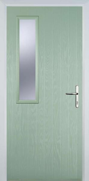 Chartwell Green Middle Square Left Composite Front Door