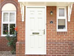 Regency White 3ft Composite Front Door Set