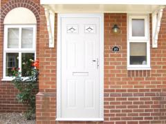 Top Lite White 3ft Composite Front Door Set